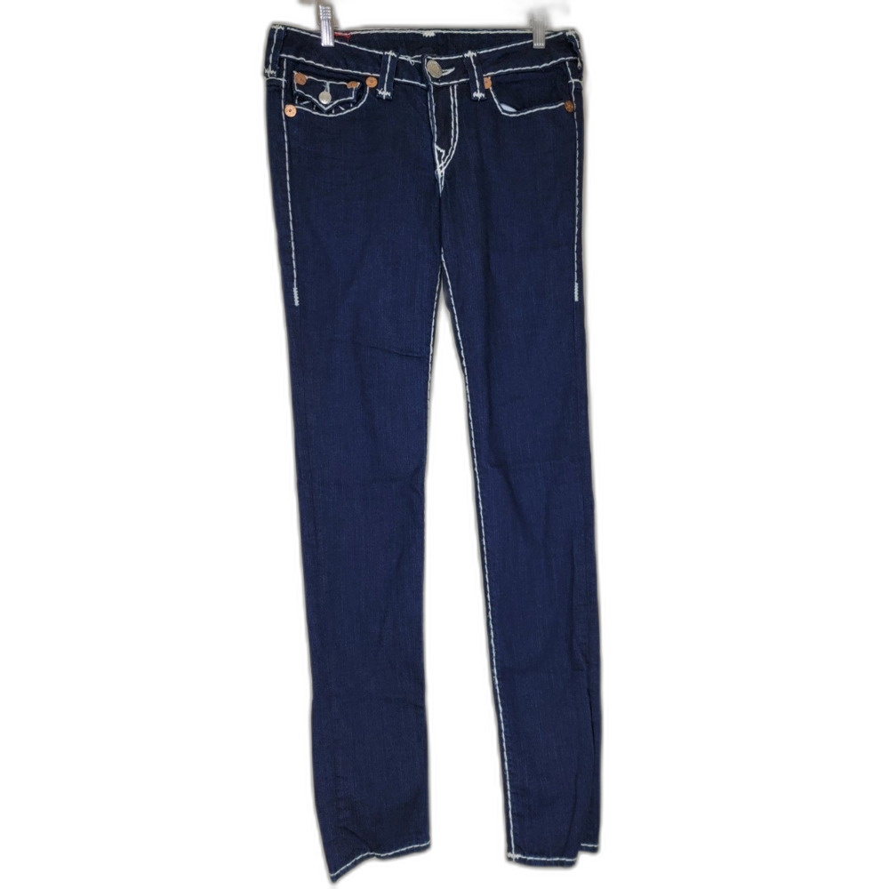 Women's True Religion Julie Super T Thick Stitch Jeans - sz 30